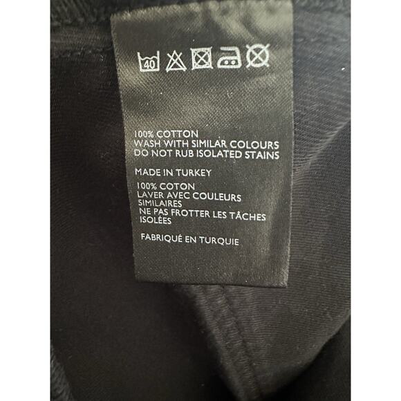 BDG Mini Skirt W/ Front Pockets - Size Medium, Black 100% Cotton - Picture 8 of 8